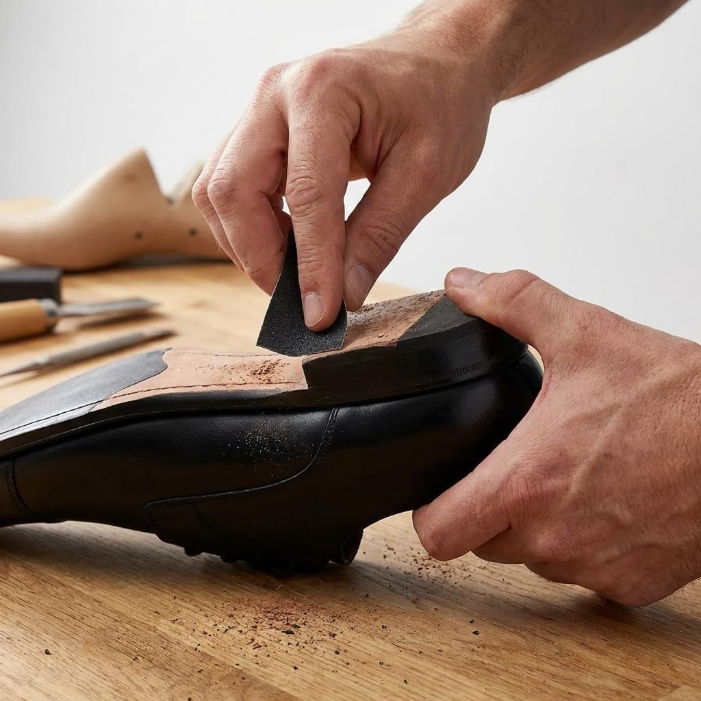 Langlauf Schuhbedarf 1 Paar Lloyd Absätze für Strassenschuhe - Reparatur-Set schwarz/Repair Sole Pad
