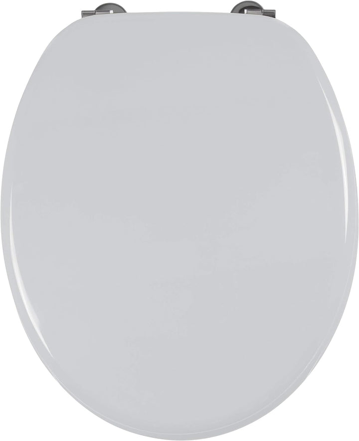 Cornat WC-Sitz "Modena" - Schlichter Look in manhattangrau - Hochwertiger Holzkern - Komfortables Si