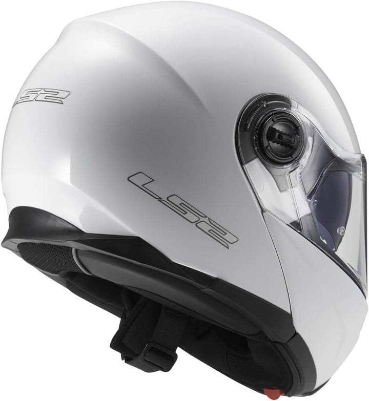 LS2 Herren 503251002m Motorradhelm, Weiss, M EU, Weiss