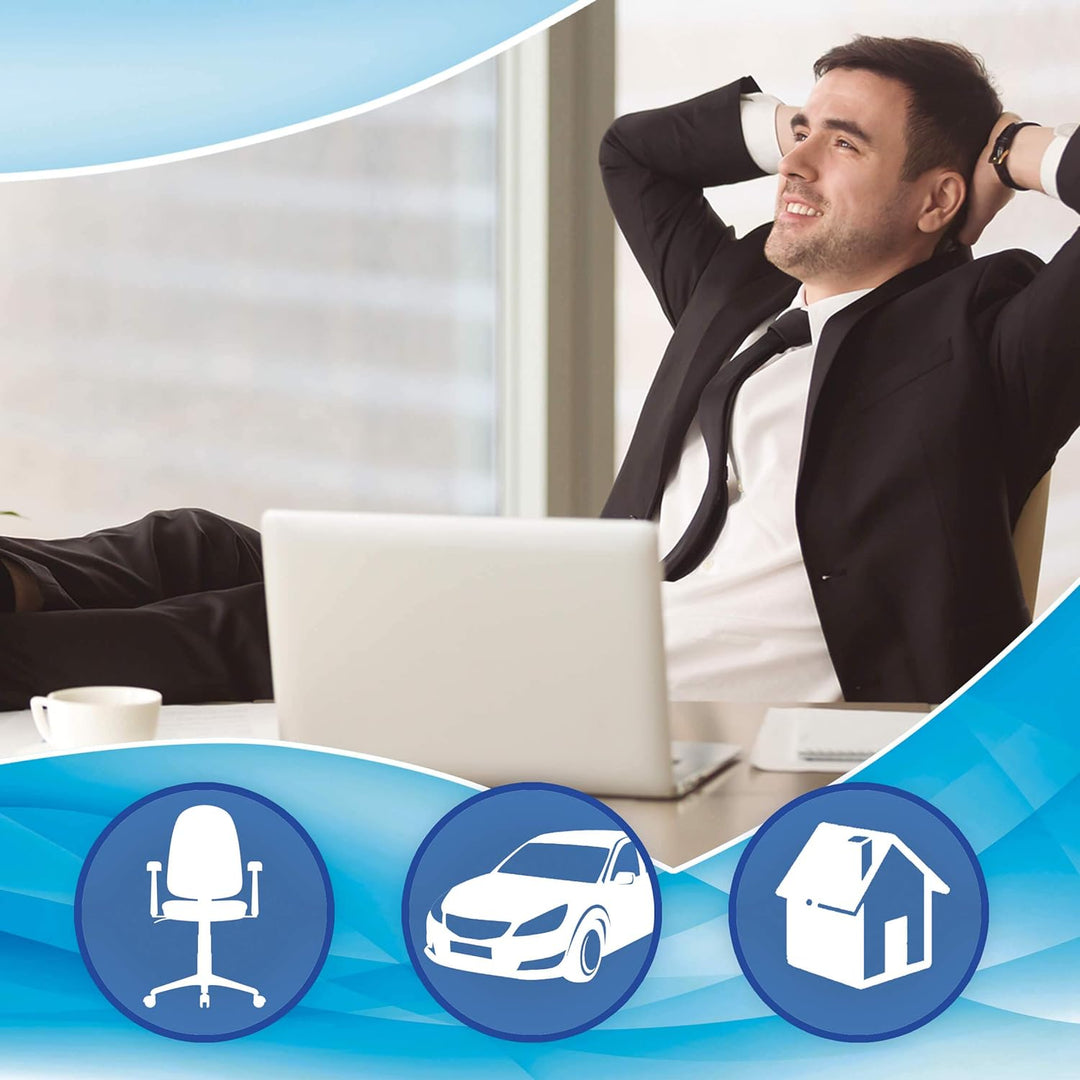 Lendenkissen für Autositz, viskoelastisch, mit Gel, für Auto, Büro oder Jede Art von Sitz