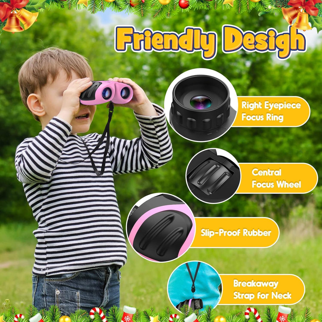 Dislocati Geschenke Mädchen 3-10 Jahre, Fernglas Für Kinder Weihnachten Geschenk Kinder Spielzeug Mä