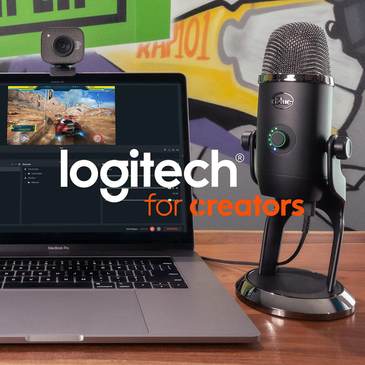Logitech Litra Glow Premium LED Streaming-Licht mit TrueSoft - Für Videokonferenzen, Zoom-Meetings,