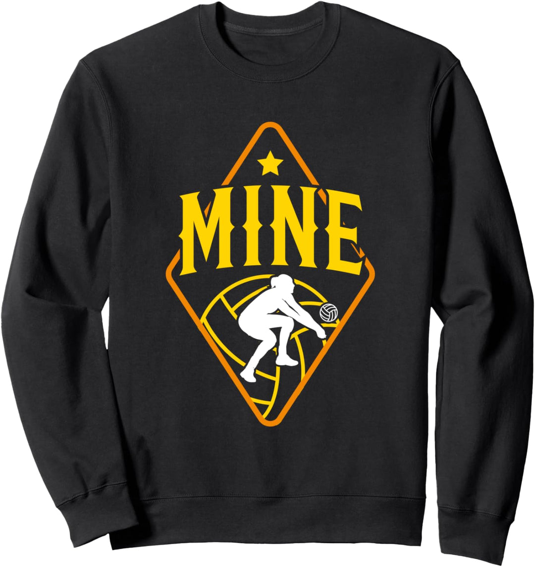 Volleyball Mine - Volleyballspielerin - Volleyball Mädels Sweatshirt