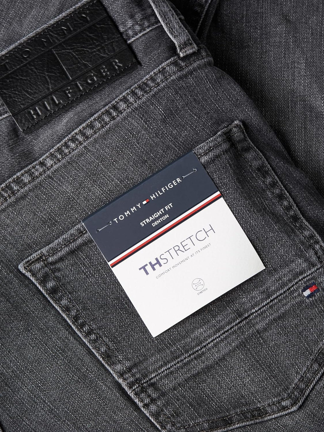Tommy Hilfiger Herren Jeanshosen 33W / 34L Denim (Salton Black), 33W / 34L Denim (Salton Black)