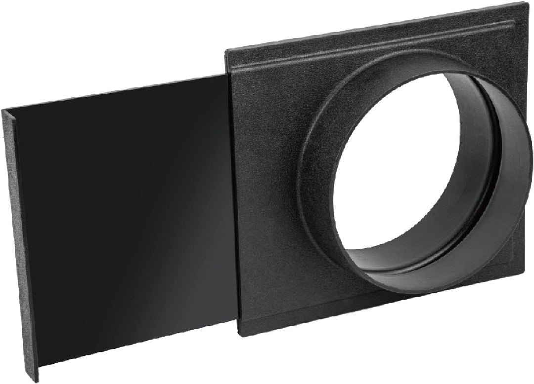 POWERTEC 70279 Dust Collection Blast Gate, 15,2 cm ABS-Kunststoff, 1 Packung 15,2 cm, 1 Stück, 15,2