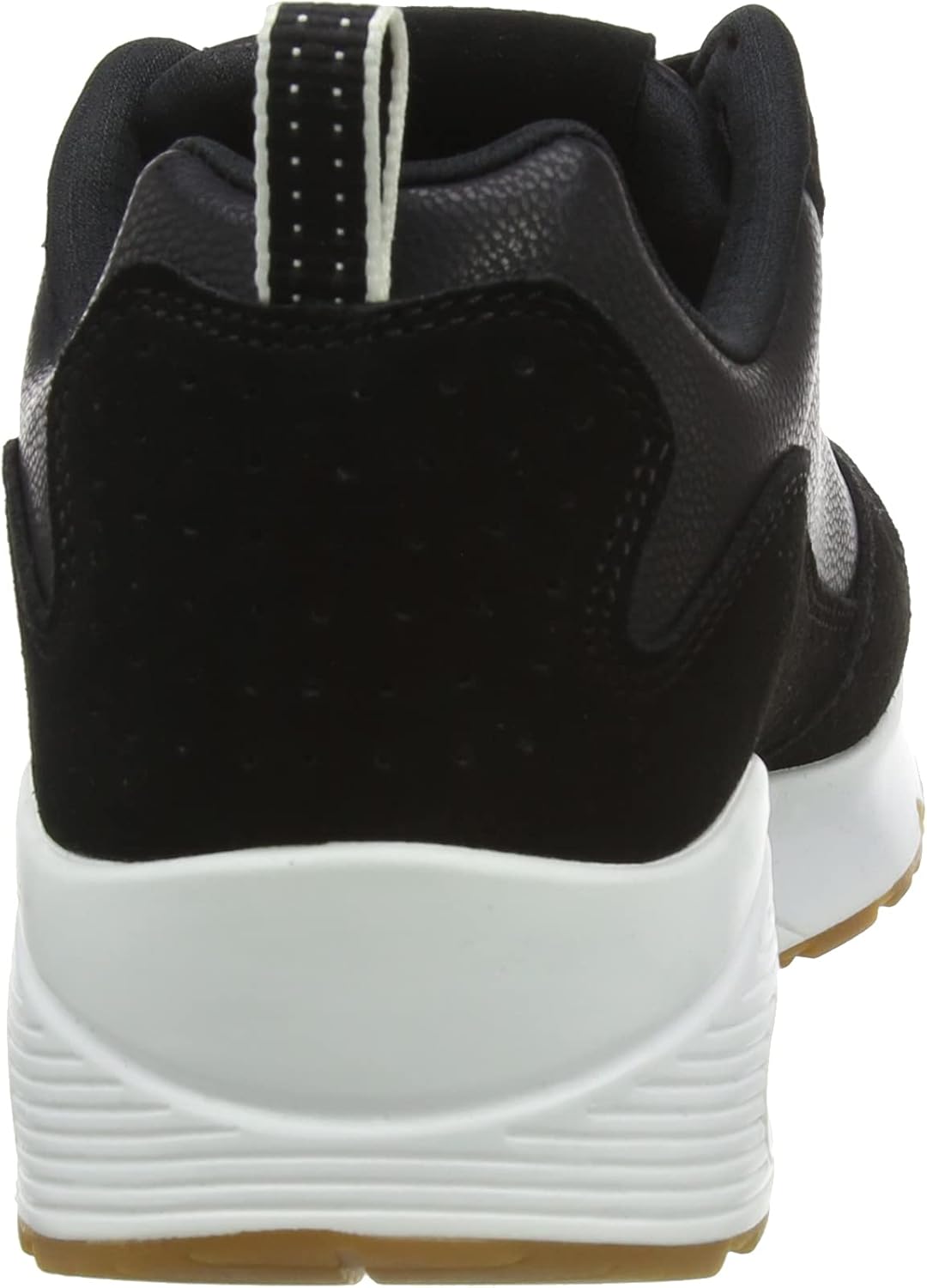 Skechers Damen Uno Sneaker 41 EU Schwarz, 41 EU Schwarz