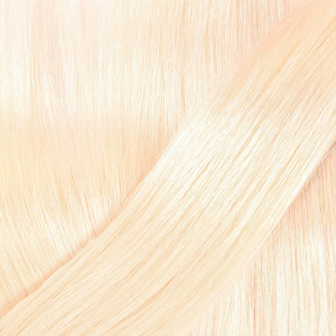 hair2heart Premium Tape Extensions Echthaar glatt - 10 Tapes 2.5g 60cm 10/0 hell-lichtblond 60cm 10