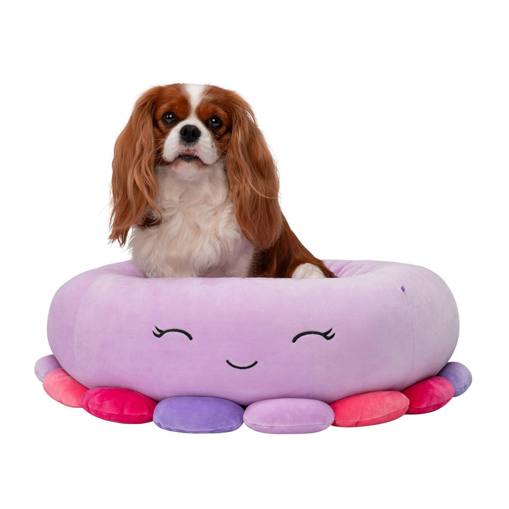 Squishmallows JPT0087 - Beula der Oktopus Tierbett 60 cm, offizielles Jazwares Plüsch, superweiches