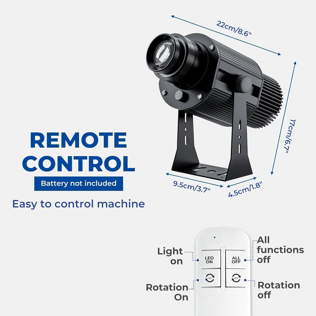 TM50 GOBO-Projektor, drehbar, IP67, wasserdicht, für den Aussenbereich, LED-Licht, GOBO-Projektor fü