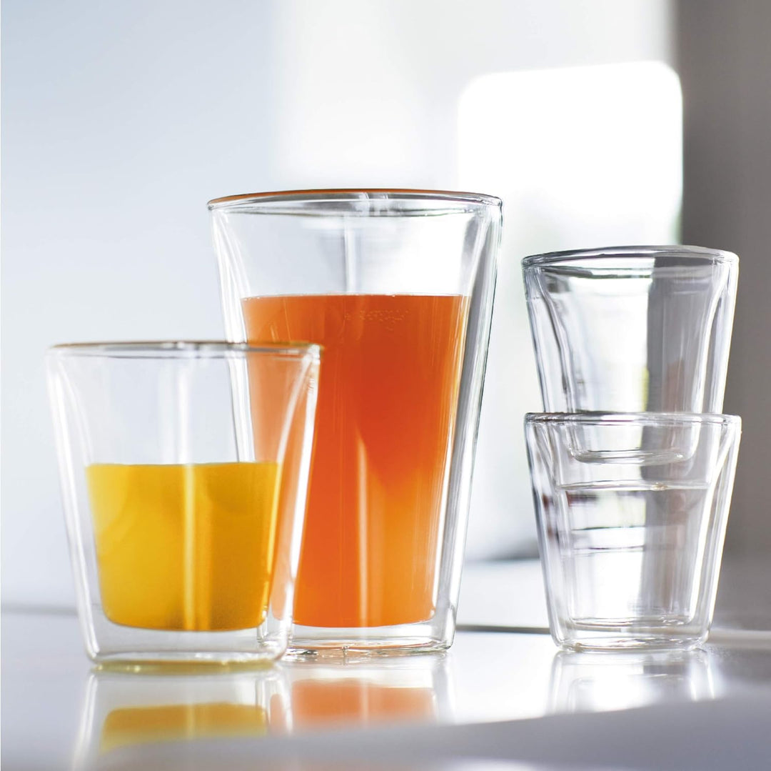 Bodum CANTEEN Gläser-Set (Doppelwandig, 0,2 liters) transparent 0,2 L - 2 Stück, 0,2 L - 2 Stück