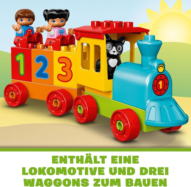 LEGO 10847 DUPLO Zahlenzug, Baby Spielzeug, Zug, Kinderspielzeug ab 1,5 Jahren, preisgekröntes Lerns