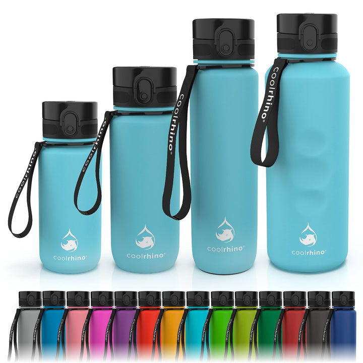 Trinkflasche 350ml I 650ml I 1L I 1,5L für Sport, Outdoor, Schule, Fitness &amp; Kinder - Wasserflasche