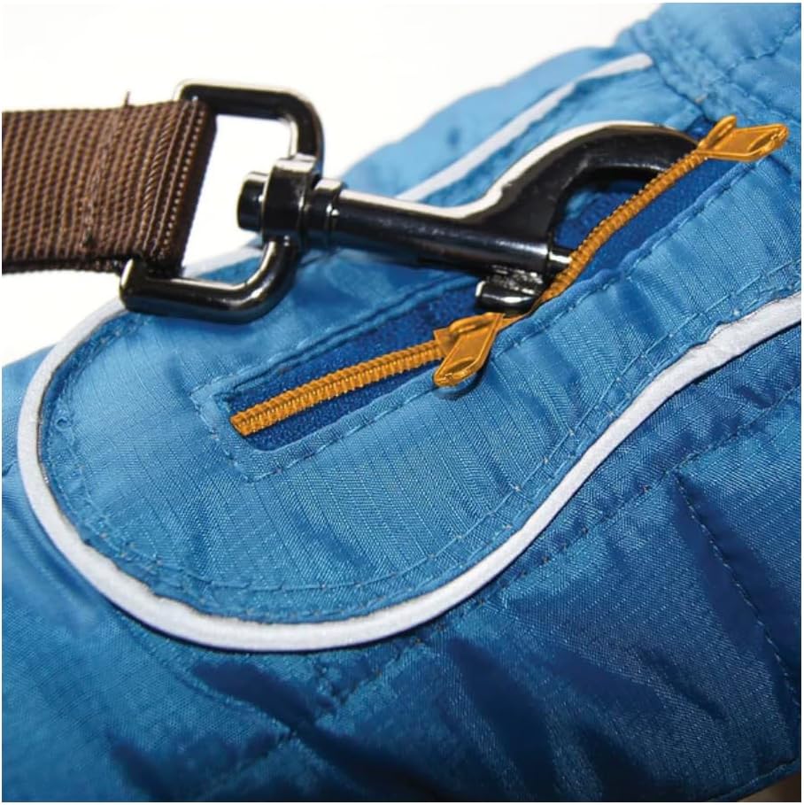 Kurgo Loft Hundejacke, Mit Hundegeschirr kombinierbar, Wasserdicht und reflektierend, Ideal für den