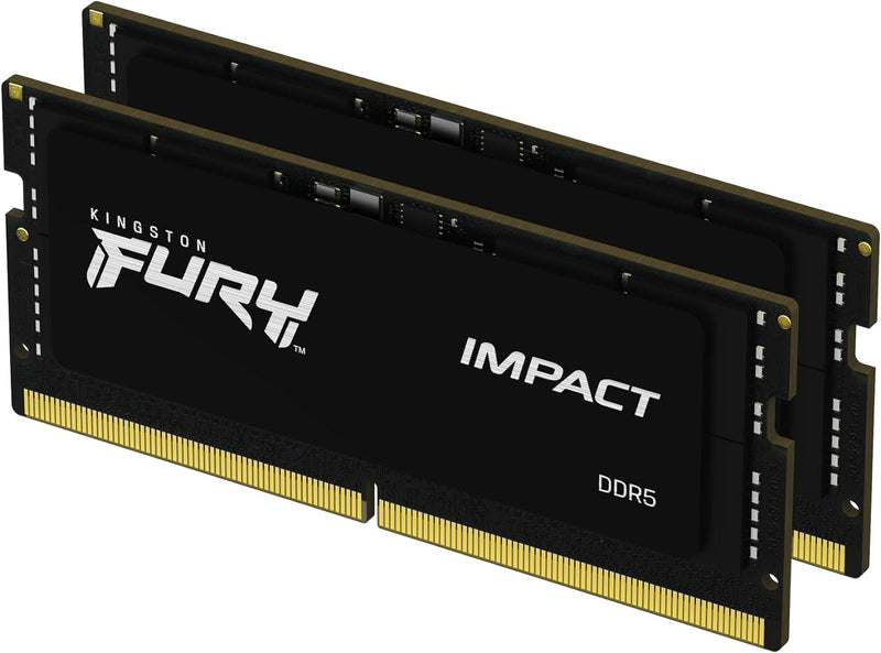 Kingston FURY Impact XMP 32GB 6400MT/s DDR5 CL38 SODIMM Gaming Speicher für Laptop Kit mit 2 - KF564