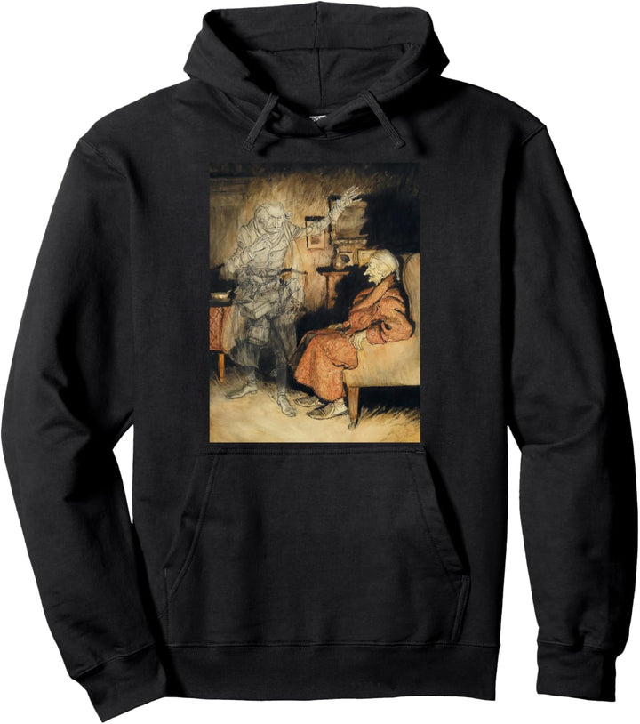 Vintage Ghost of Jacob Marley A Christmas Carol Scrooge Pullover Hoodie