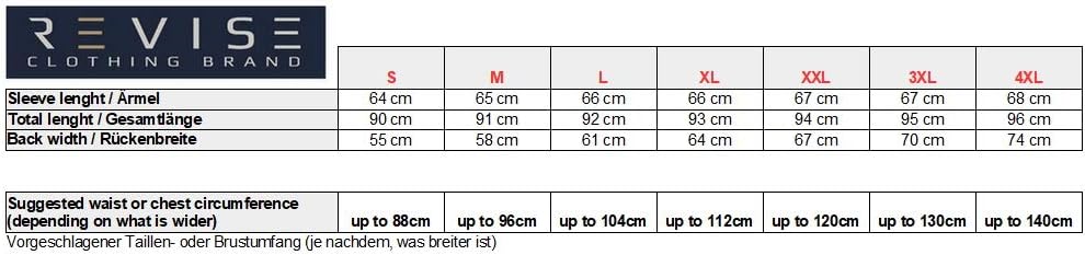 Herren Morgenmantel - Revise Brais RE-503 - Kurz - Dünn und leicht XXL Schwarz / Gold, XXL Schwarz /