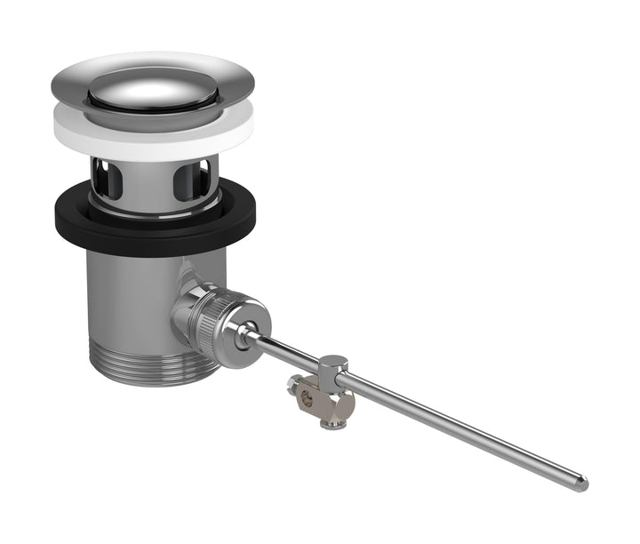 hansgrohe Zugstangen-Ablaufgarnitur, Chrom Single, Single