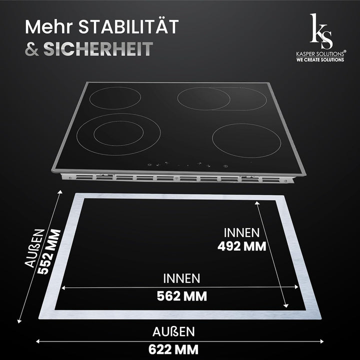 Adapterrahmen für Kochfelder - 100% passend für Ihr Kochfeld - Adapterrahmen Kochfeld/Kochfeld Rahme
