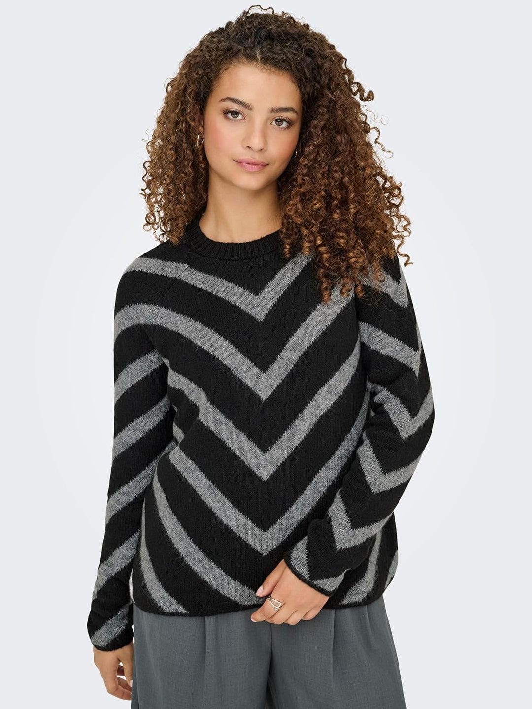 ONLY Female Strickpullover ONLELIZA Strickpullover | Knitted Pullover XS Schwarz, XS Schwarz