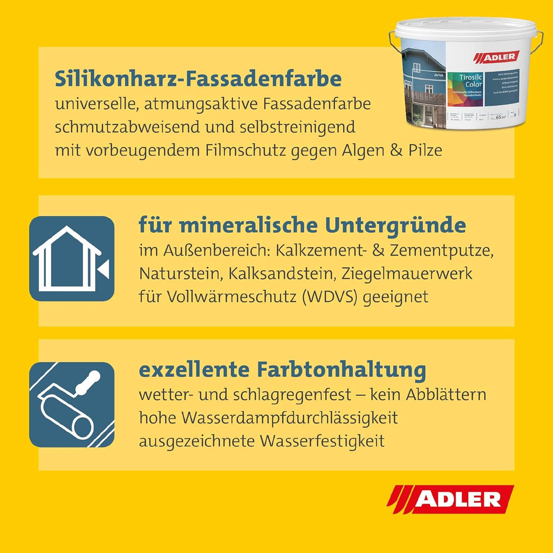 Aviva Tirosilc-Color - 1 L - Fassadenfarbe B28-6 Eiblschrofen