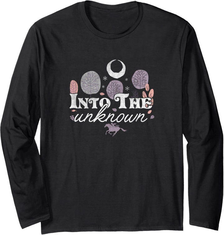 Disney Frozen 2 Into The Unknown Text Langarmshirt
