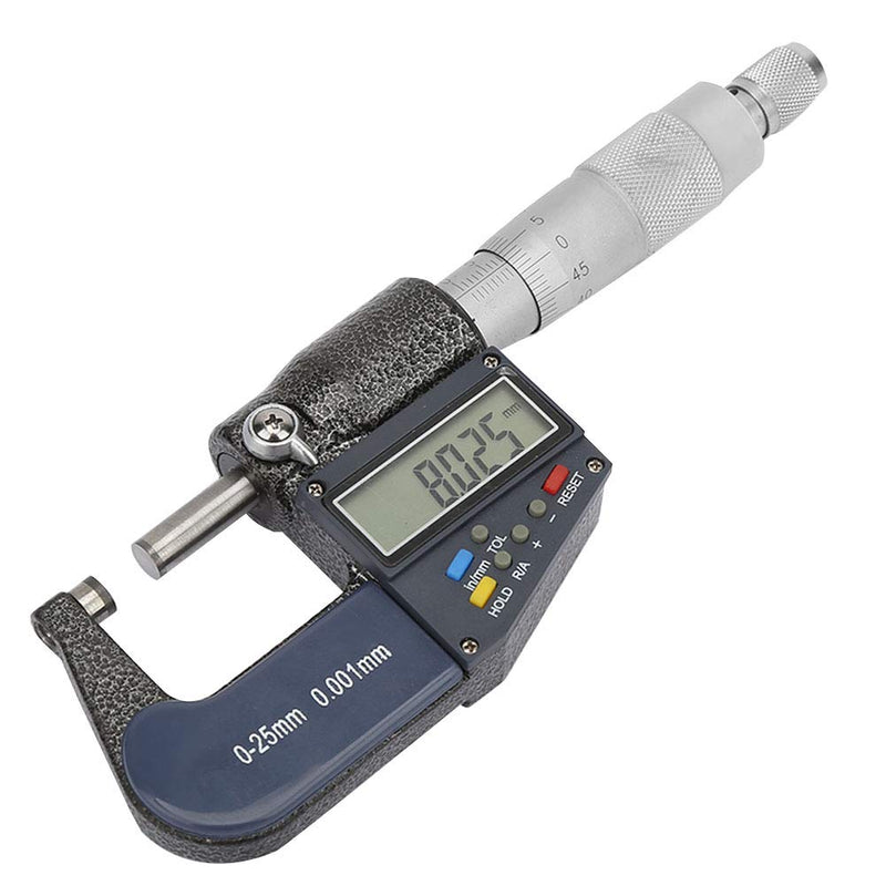 Elektronisches digitales Mikrometer für den Aussenbereich, 0-25 mm, hohe Präzision, Mikromessschiebe