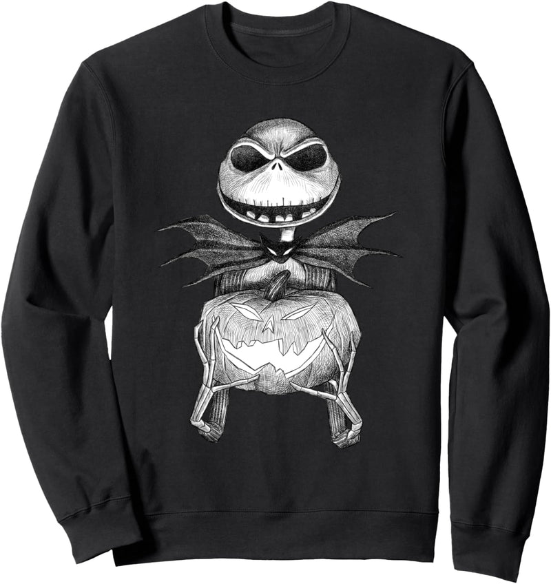 The Nightmare Before Christmas Jack Pumpkin Sketch Sweatshirt