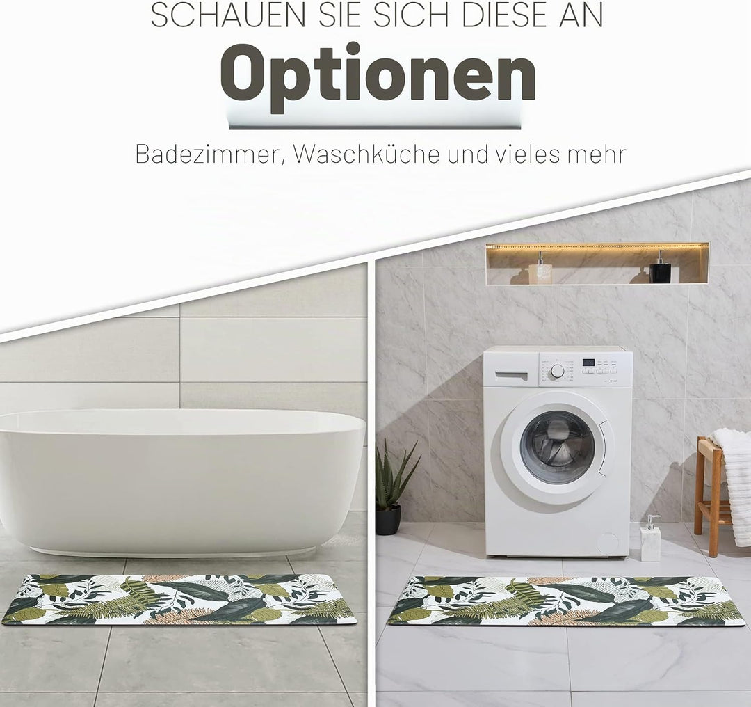 Paco Home Küchenteppich Küchenmatte Küchenläufer PVC rutschfest Teppich Läufer Für Küche Fussmatte V