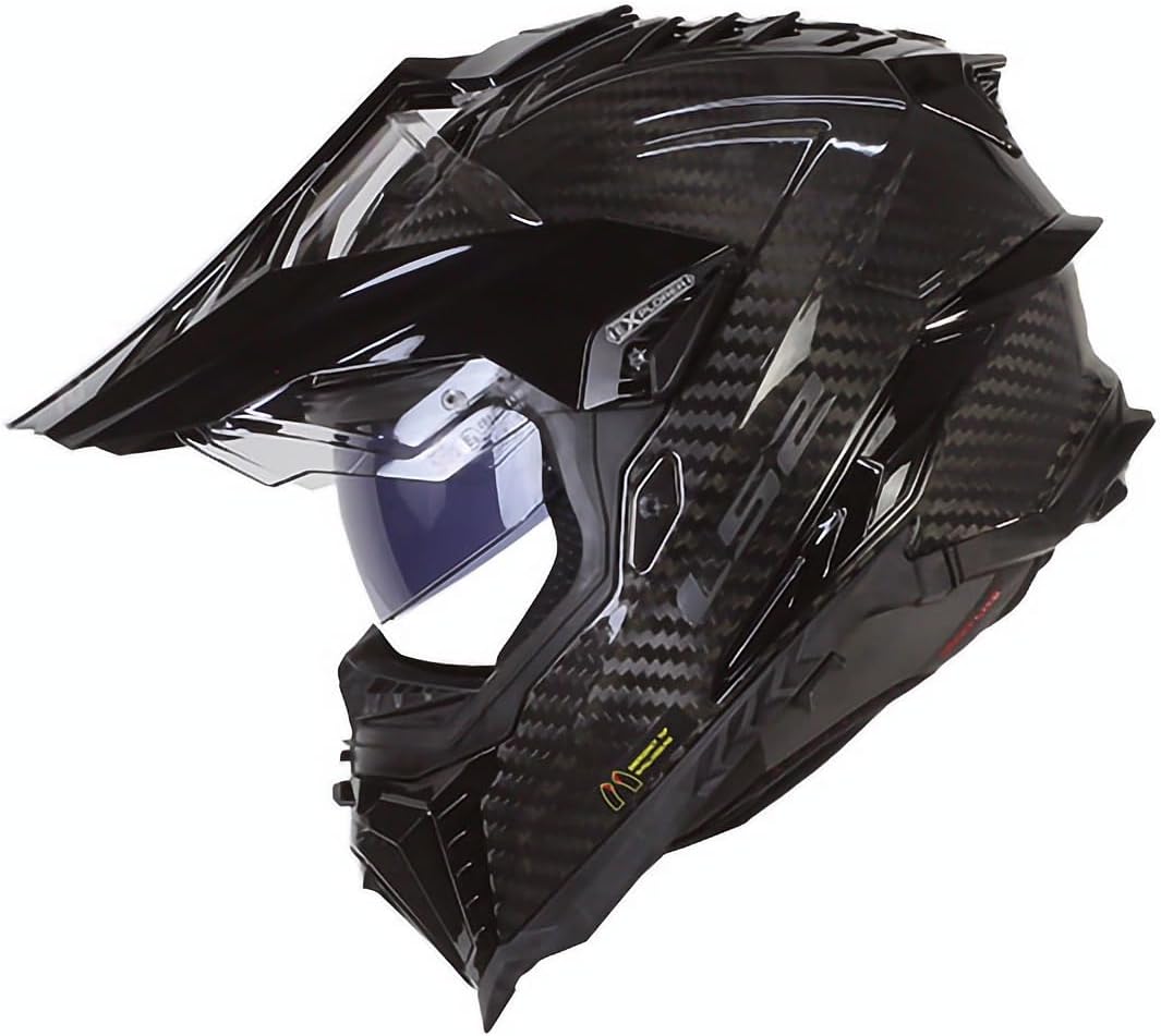 LS2, Crosshelme motorrad EXPLORER CARBON 06, L L GLOSS CARBON, L GLOSS CARBON