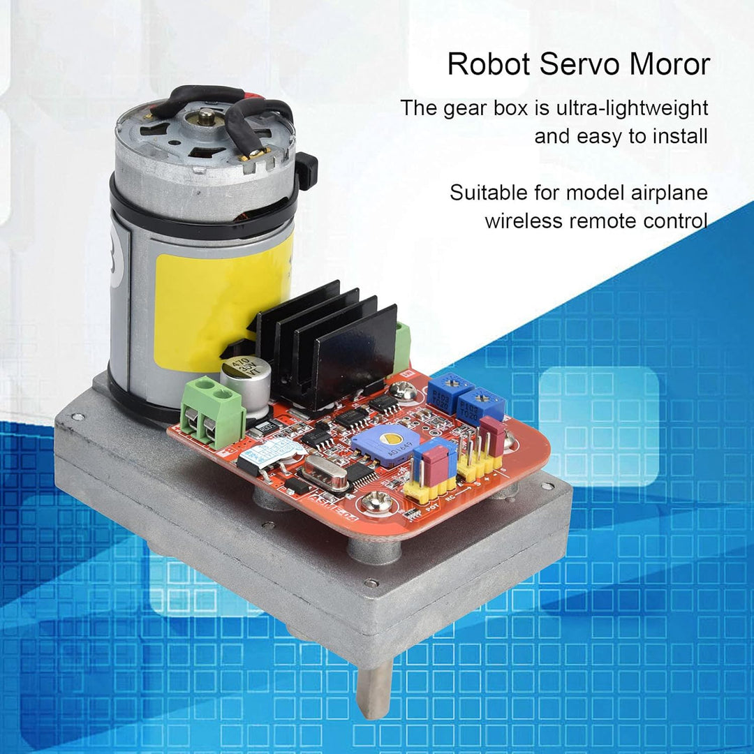 Servomotor, Aluminiumlegierung Roboter-Servomotor Hohes Drehmoment 380kg 24V, Kompatibel mit Remote-