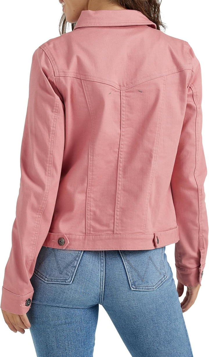 Wrangler Authentics Damen Jeansjacke XS Dusty Rose, XS Dusty Rose