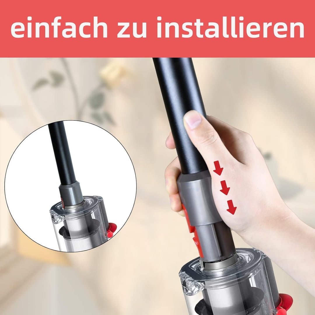 Verlängerungsrohr für Dyson V7 V8 V10 V11 V15 Serie Staubsauger, Ersatz Teleskoprohr Zubehör 72.5cm