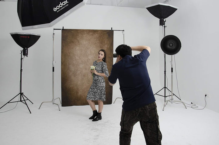 Kate Fotografie Hintergründe 2x2m Dunkelbraune Textur Foto Hintergrund Zusammenklappbare Fotostudio