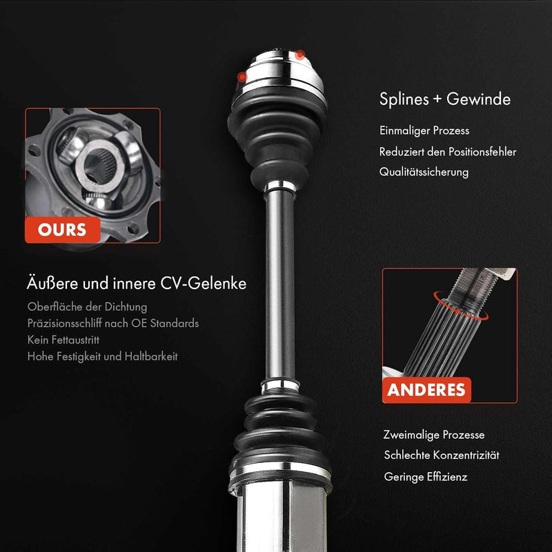 Frankberg Antriebswelle Vorderachse Rechts Kompatibel mit X3 F25 X4 F26 xDrive20 xDrive28 xDrive30 x