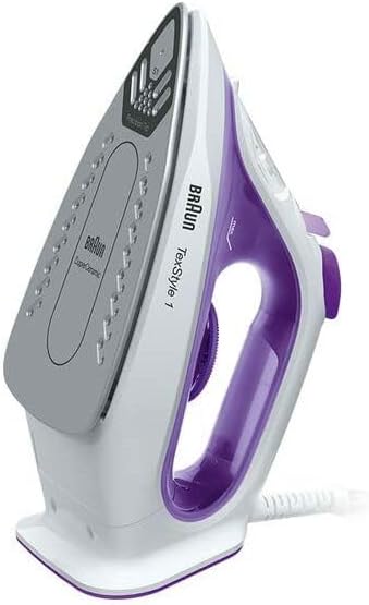 Braun Hogar TexStyle 1 Dampfbügeleisen mit SuperCeramic-Beschichtung, schnelles Aufheizen, Eco-Modus