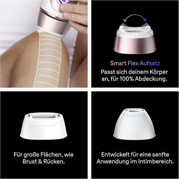 Braun Smart IPL Geräte Haarentfernung Skin i·expert 7 — Professionelle Dauerhafte Laser Haarentfernu