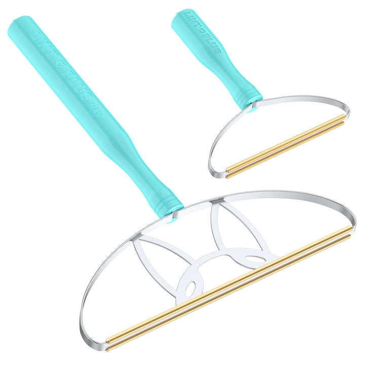 Tierhaarentferner Set – Gross & Standard Grösse – Wiederverwendbarer Fusselentferner mit Kupferkling