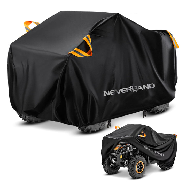 XXXL Quad ATV Abdeckplane NEVERLAND Fahrzeug Abdeckung Schutz Cover 210D 256 * 110 * 120cm Phosphore
