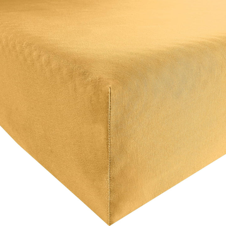 Bassetti Spannbettlaken Uni 196 ORO Baumwolle/Elastan, Masse: 90cm x 190cm, 100cm x 220cm, 9314073 9