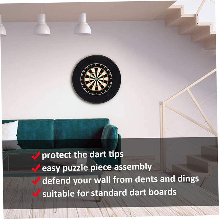 NIDONE Eva Dartboard Surround Wall Protector, Dart -Board -Surroundring für 18 Zoll Patchwork Typ Ev