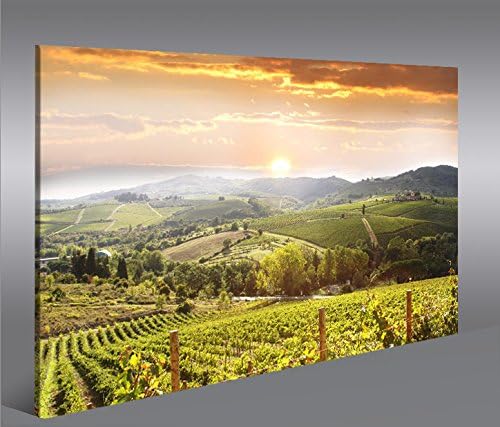 islandburner Bild Bilder auf Leinwand Toskana V4 Italien Landschaft 1p XXL Poster Leinwandbild Wandb