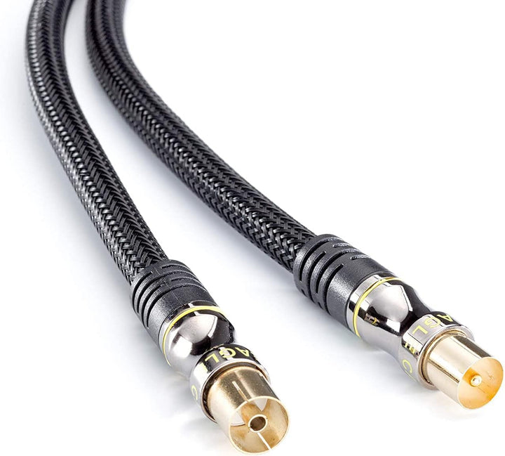 Eagle Cable by INAKUSTIK – 10038032 – Deluxe Koax-Antennenkabel (m -> w) | für hochauflösende HDTV-F