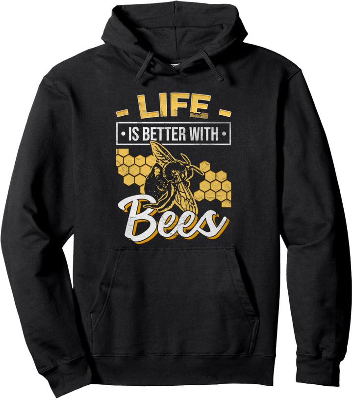 Imkerei Honigbienen Bienenwabe Bienen Imker Pullover Hoodie