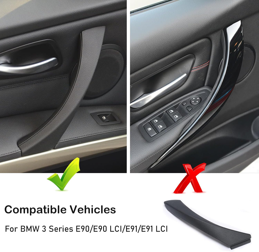 Jaronx Für BMW 3er E90/E91 Türverschlussgriff, rechts vorne/rechts hintere Türgriffe, äussere Abdeck