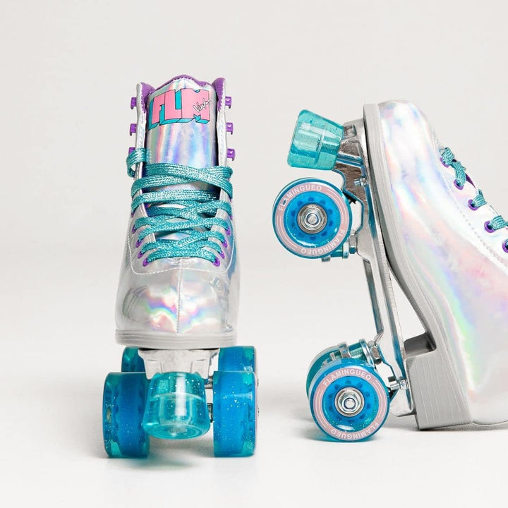 Flamingueo Rollschuhe - Rollerskates, Rollschuhe Mädchen, Schlittschuhe, Discoroller, Roller Blades