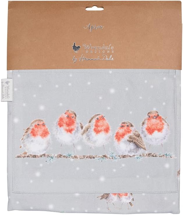 Wrendale Baumwollschürze Christmas Apron Robin