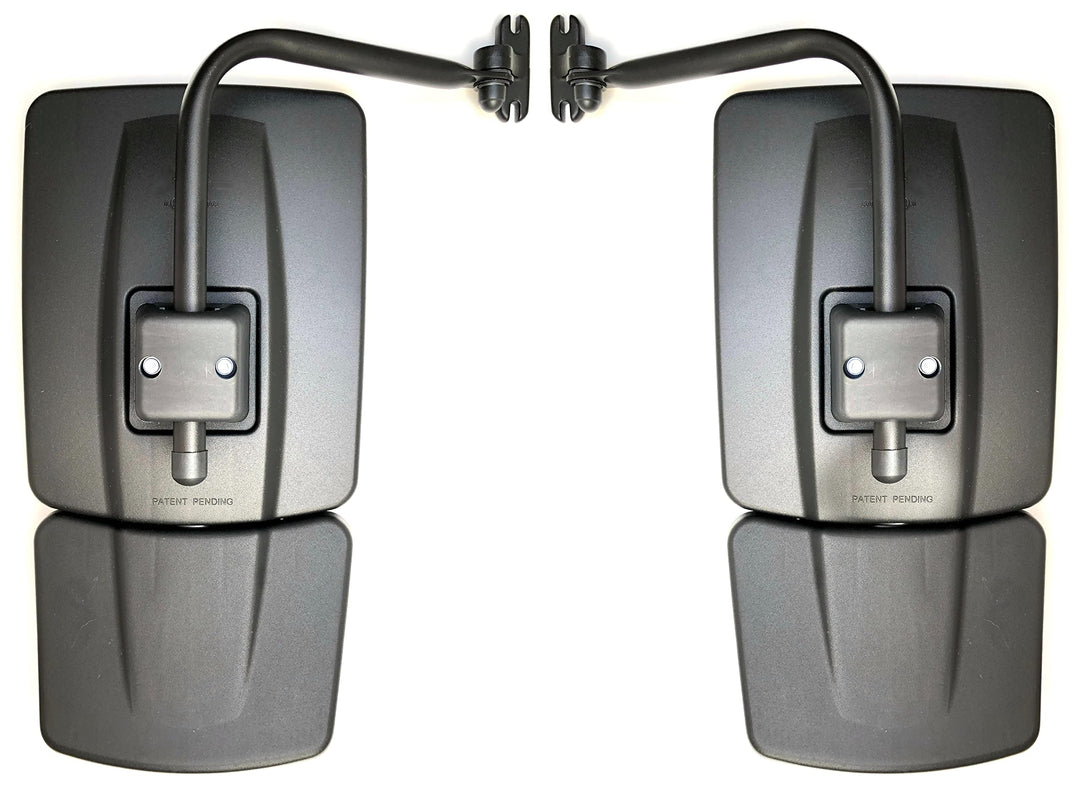 2x Aussenspiegel 435x223 mm und Spiegelhalter für New Holland, CaseIH Formall, LUXXUM, Styer Kompakt