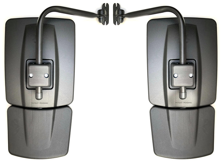 2x Aussenspiegel 435x223 mm und Spiegelhalter für New Holland, CaseIH Formall, LUXXUM, Styer Kompakt