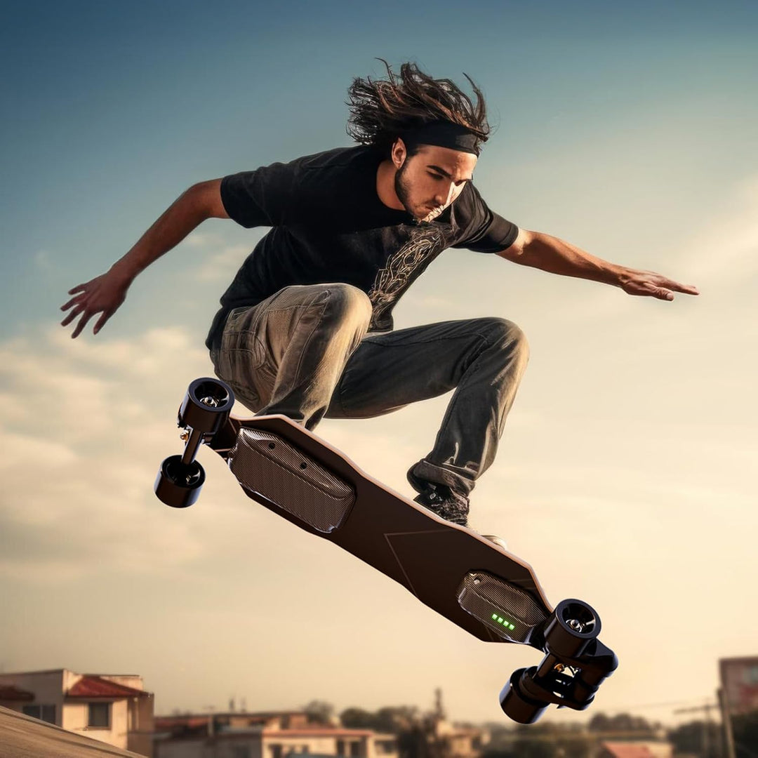 Elektro-Skateboard mit Fernbedienung für Erwachsene und Jugendliche, 2000W/1100W/900W Motor, einstel