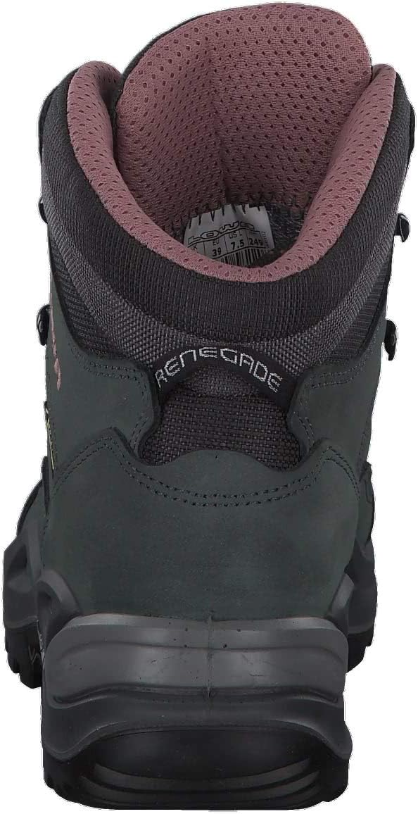 LOWA Renegade GTX MID Ws Damen Wanderstiefel Trekkingschuh Outdoor Goretex 320945 38 EU Graphit Rose